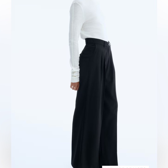 H&M Pants - h&m black trousers pleated women new black size 10